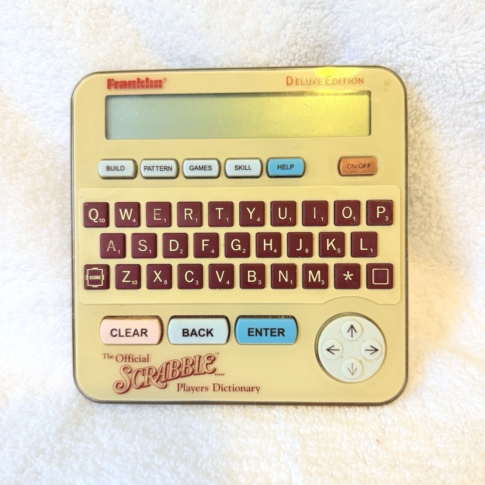 VTG Franklin Deluxe Edition The Official Scrabble Players Dictionary Electronic